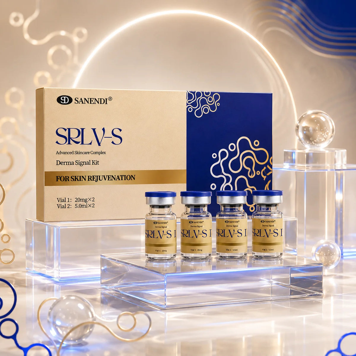 Original Exsome Serum Korean SkinCare Derma Signal Kit GSH Peptide Liquid Solution Miosturezing Smoothing Glowing Daily FaceCare
